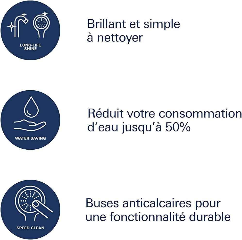 Thumbnail 5 de GROHE Douche de tête Vitalio Start 210 – jet Pluie, 1 jet, Ø210 mm, économie d’eau, installation facile