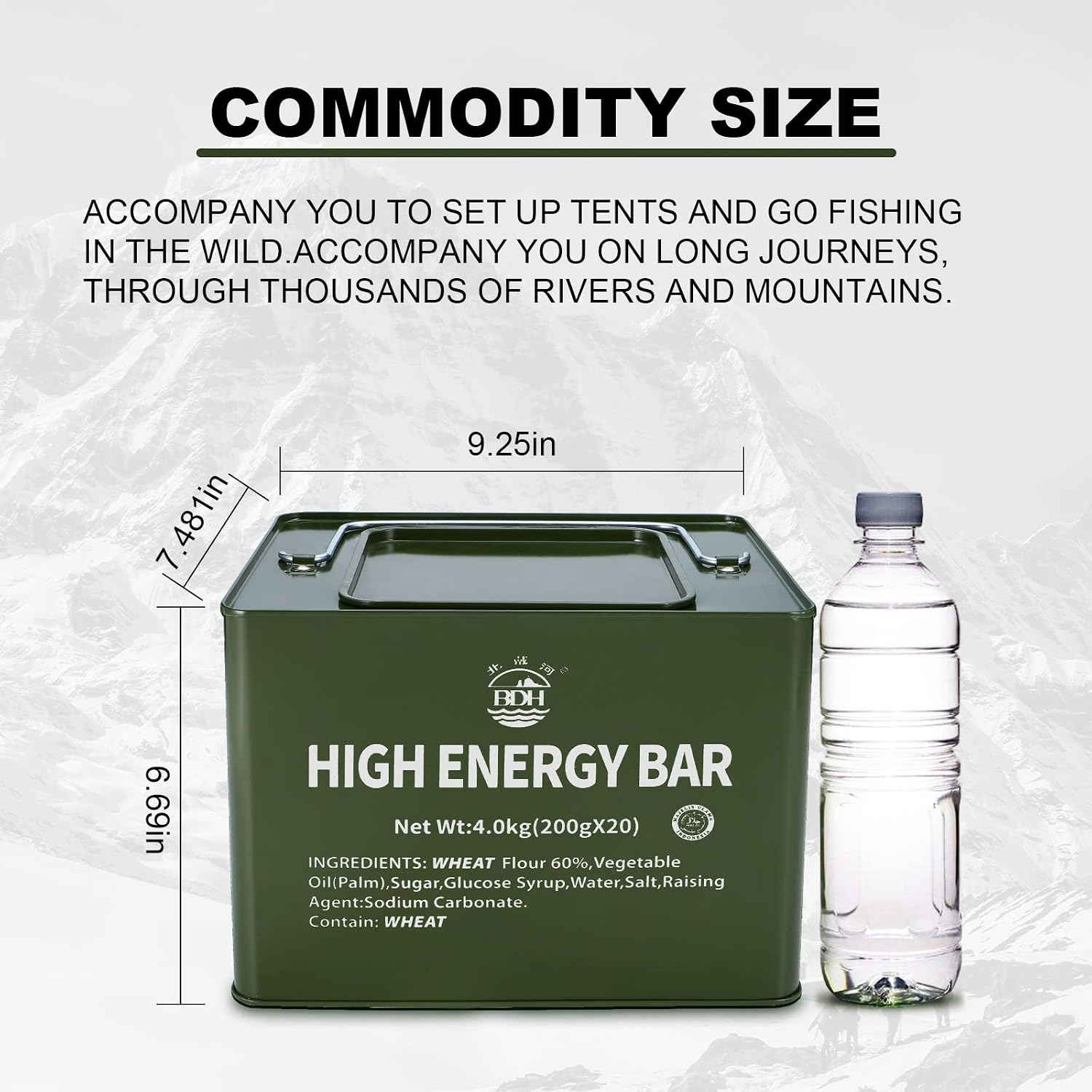 Thumbnail 6 de BDH Emergency Food Rations Ready to Eat (Long Life Survival) – Compact pack for camping, hiking and emergencies