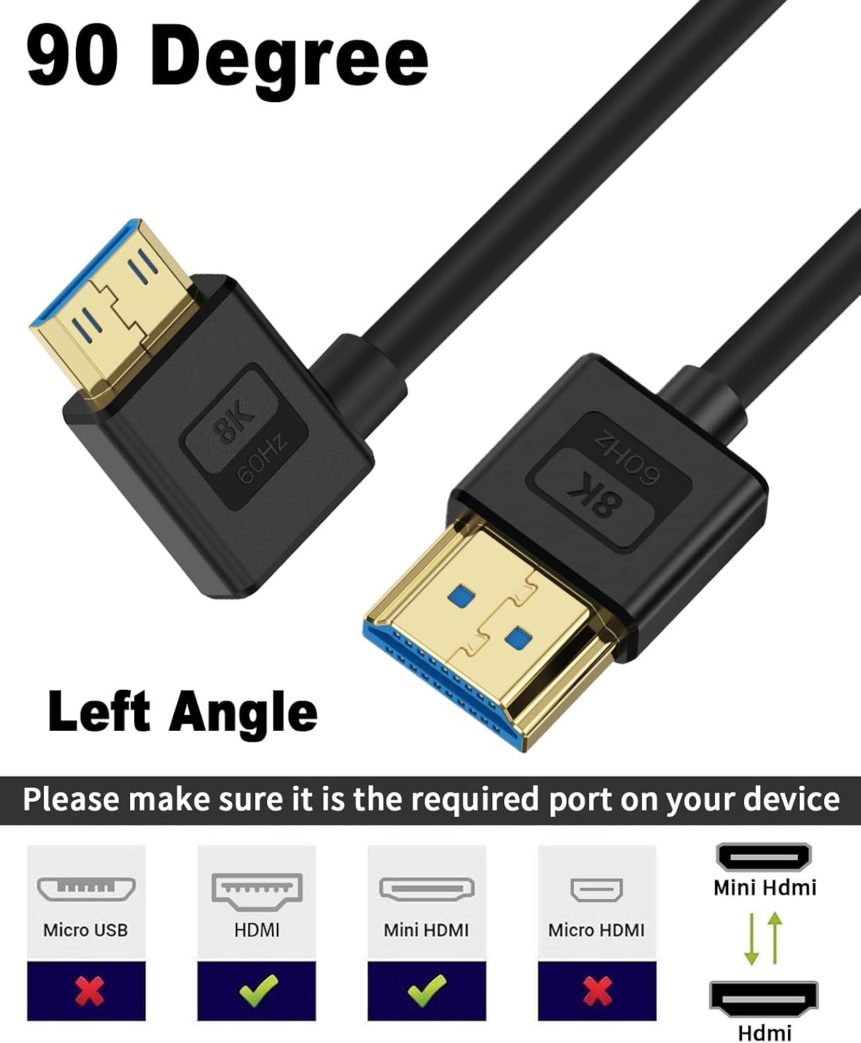 Thumbnail 4 de Maxhood 0.3m Mini HDMI to HDMI cable