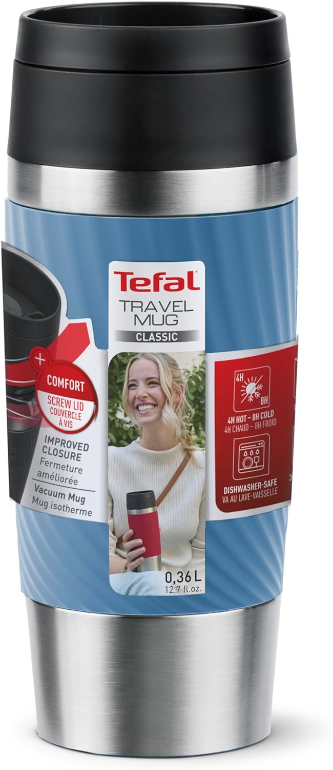 Thumbnail 5 de Tefal Taza de Viaje Classic Twist ☕ Hermética y Mantiene Bebidas