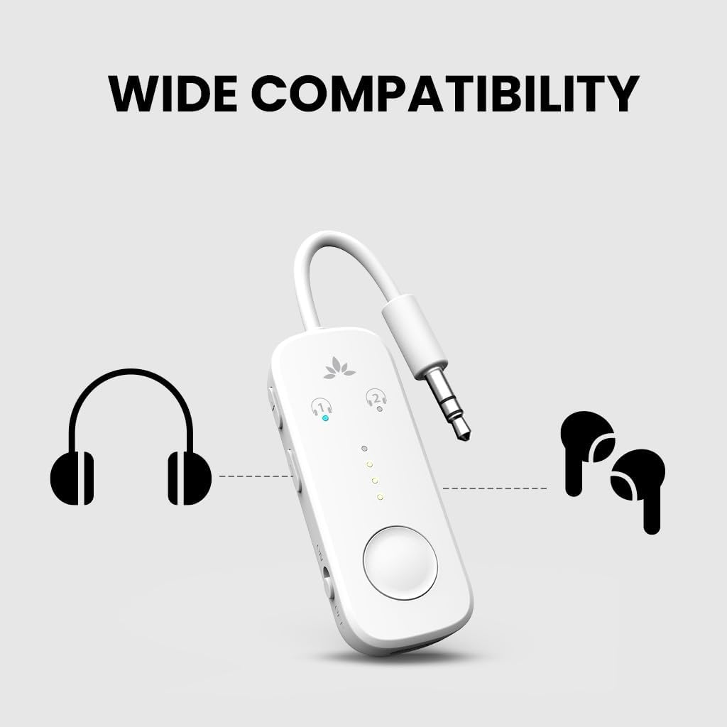 Thumbnail 3 de Avantree Relay Airplane Bluetooth 5.3 Adapter (3.5mm AUX) with Qualcomm aptX Adaptive