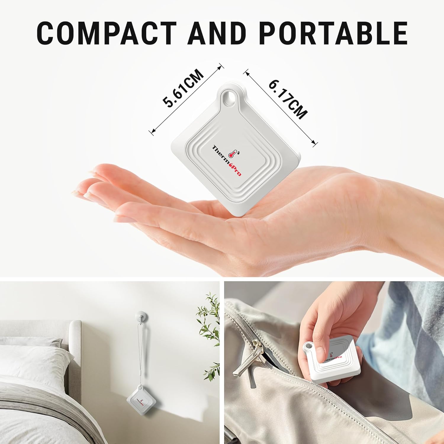 Thumbnail 5 de ThermoPro TP351 Bluetooth Hygrometer 80M range