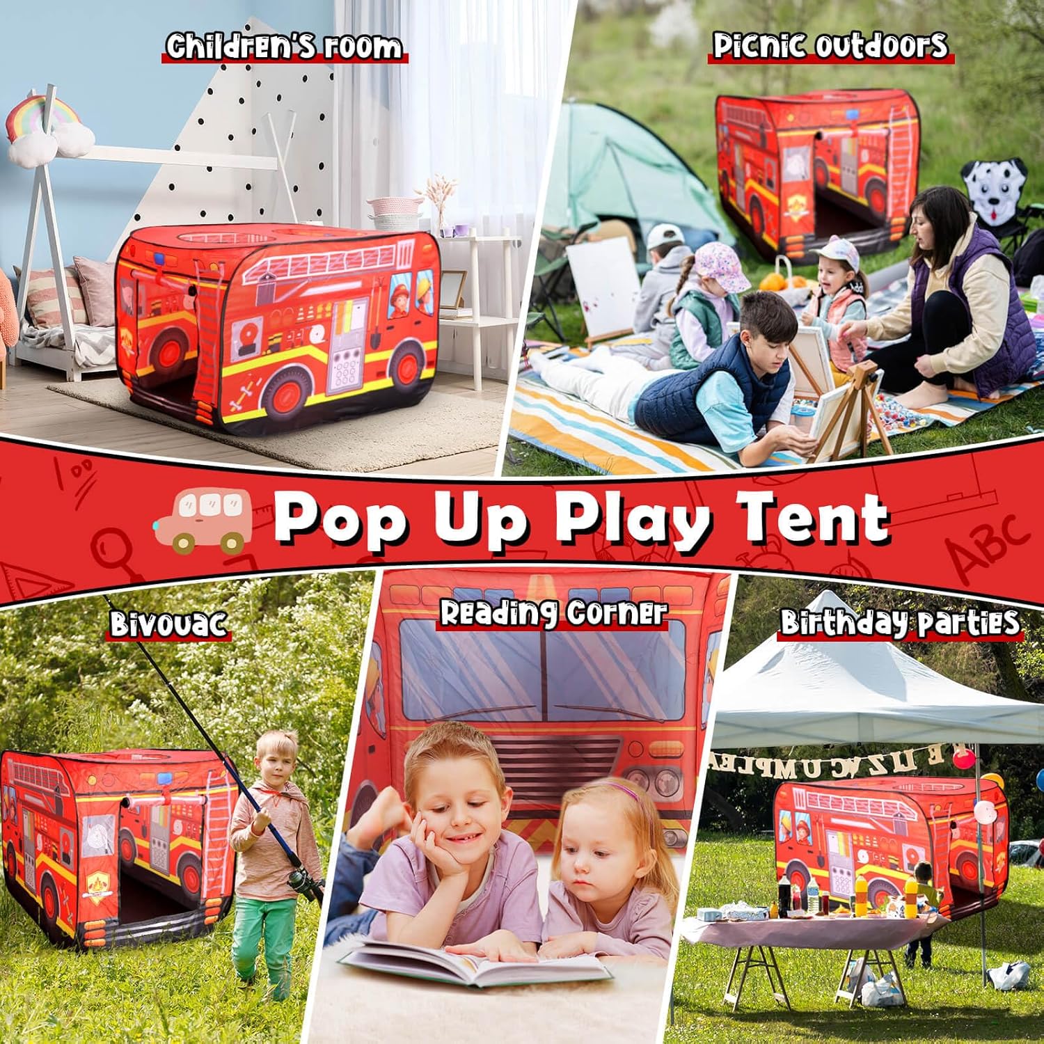 Thumbnail 5 de Britik Pop Up Play Tent 44.1in