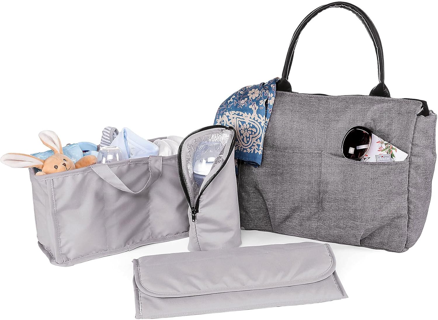 Thumbnail 1 de Chicco Borsa Organizer con Fasciatoio (nero): organizer removibile e fasciatoio integrato