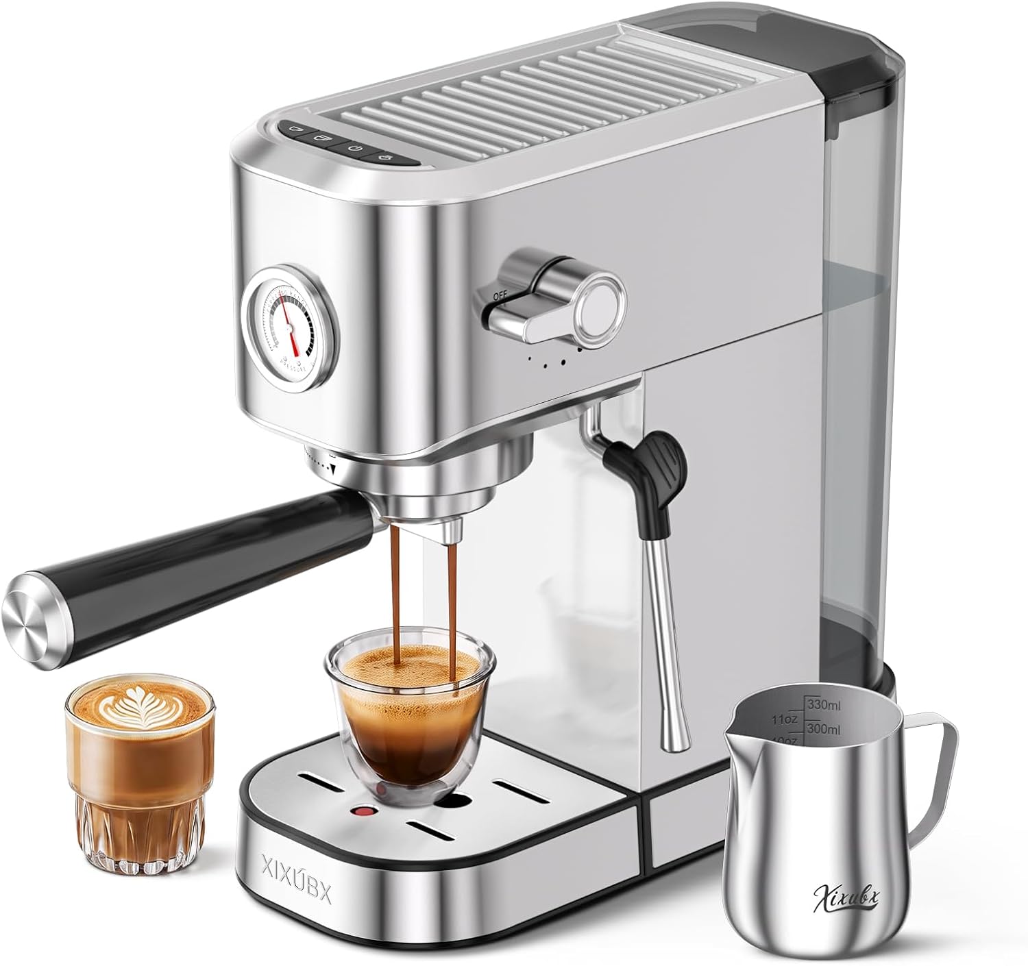 XIXUBX 20Bar Espresso Machine 42oz Water Tank