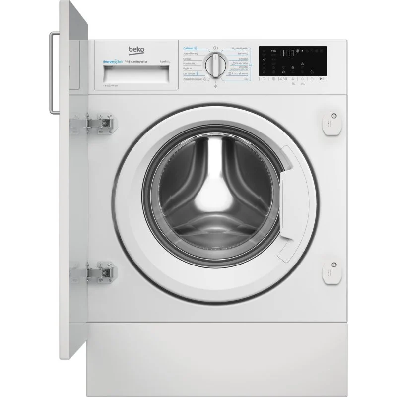 Detalle de Lavadora Beko B3WBT48435WB 8 kg Carga Frontal 1400 rpm Integrable con Vapor y Dosificador Automático