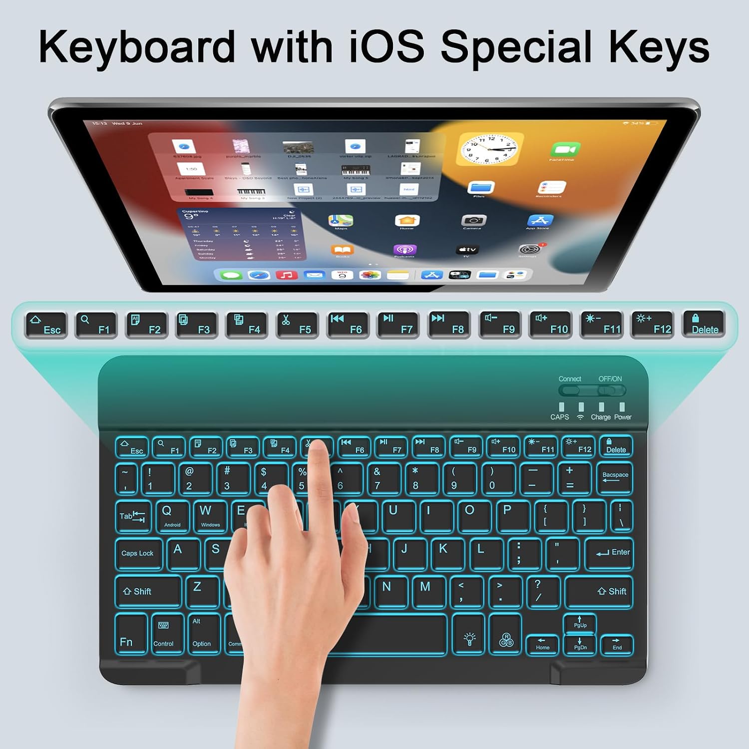 Thumbnail 5 de SOPPY Portable Bluetooth Keyboard and Mouse UK layout
