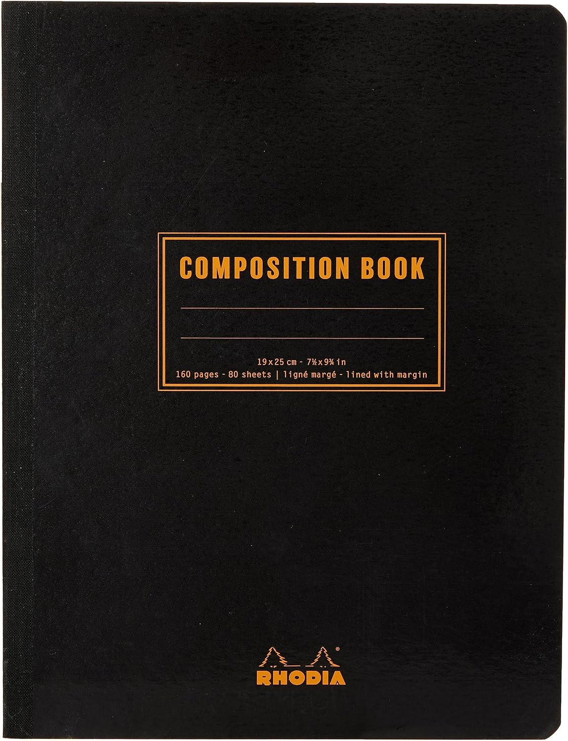 Detalle de RHODIA 119228C Quaderno mOrobido dOroso telato - Composition Book Orange, B5, quadretti piccoli
