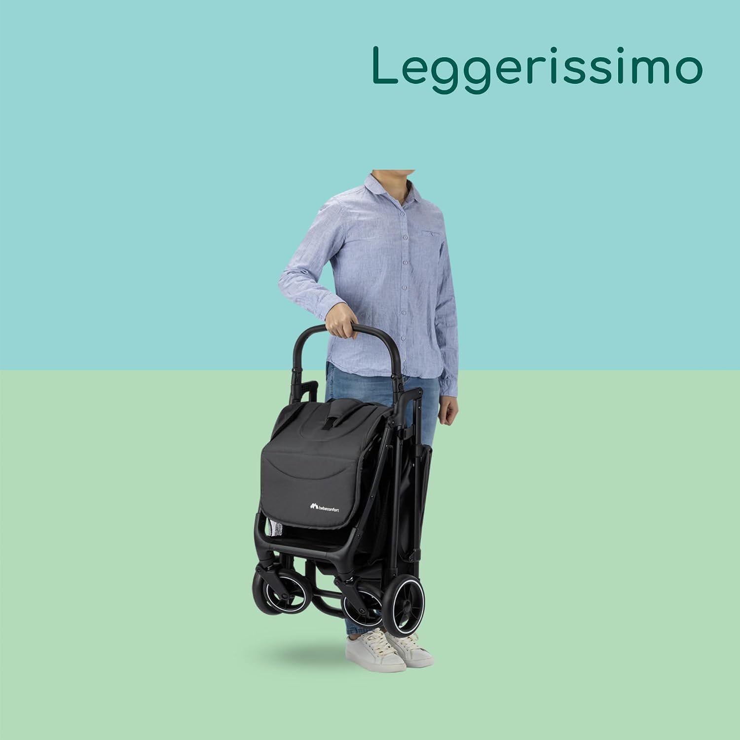 Thumbnail 4 de Bebeconfort Azur Passeggino Compatto, 0-3 anni (fino a 15 kg) con chiusura automatica a una mano e schienale reclinabile