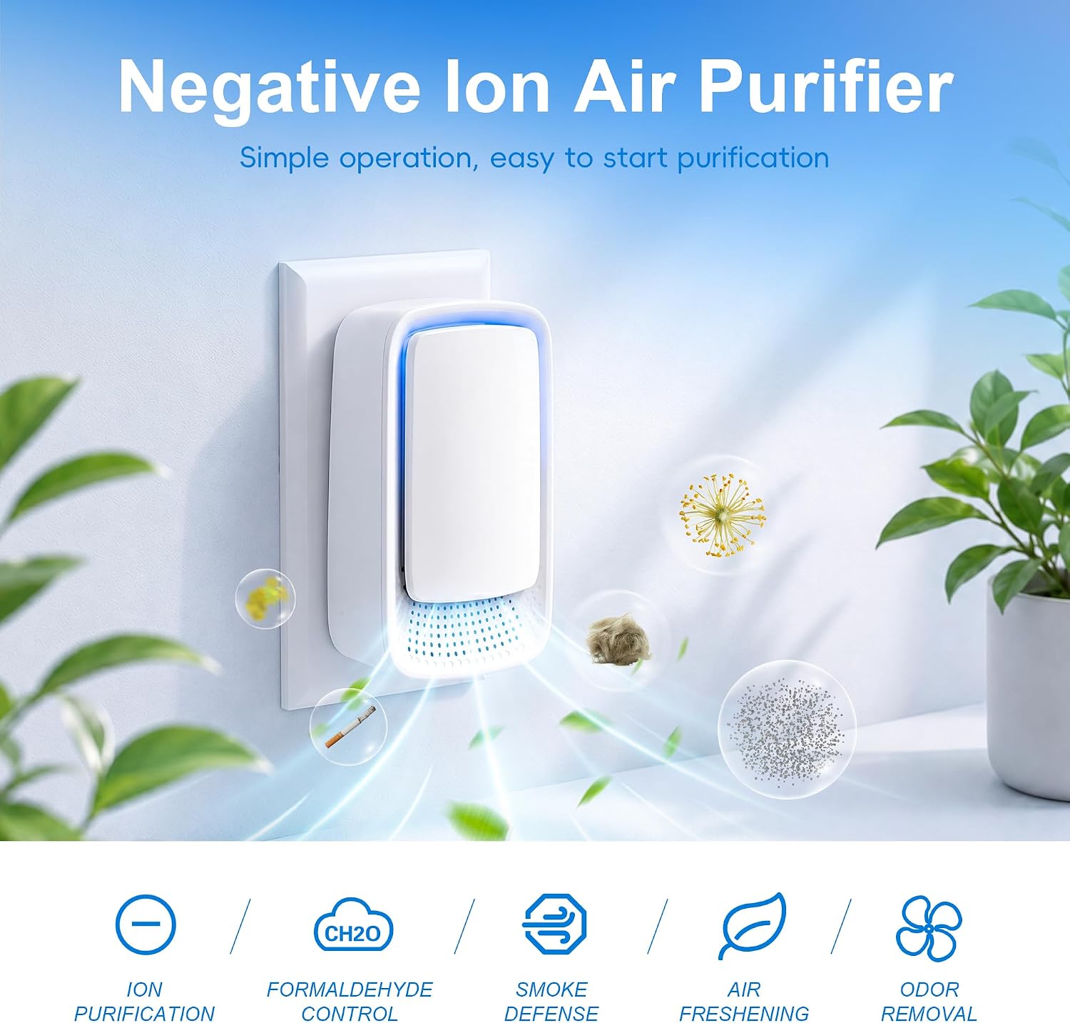Thumbnail 1 de Plug-In Air Ionizer, 4-Pack