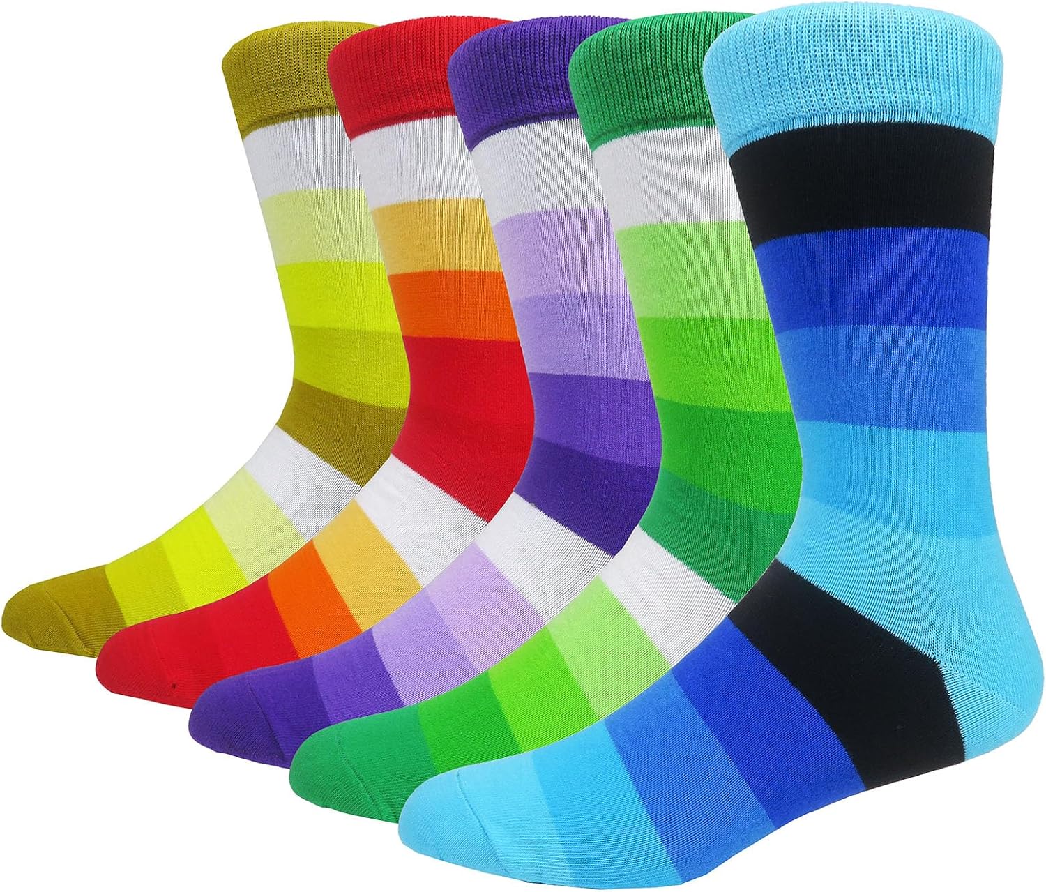 Detalle de HIWEAR Mens Socks colourful novelty cotton multipack