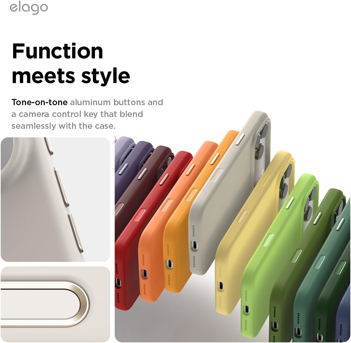 Detalle de elago for iPhone 17 Pro Max Case — Premium Magnetic Silicone Case with MagSafe Compatibility