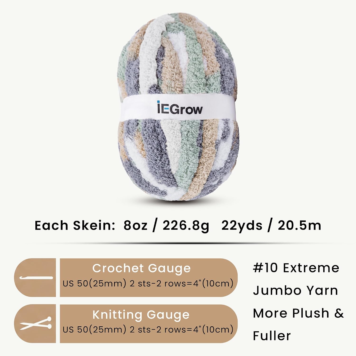 Thumbnail 1 de iEGrow Chunky Yarn #10