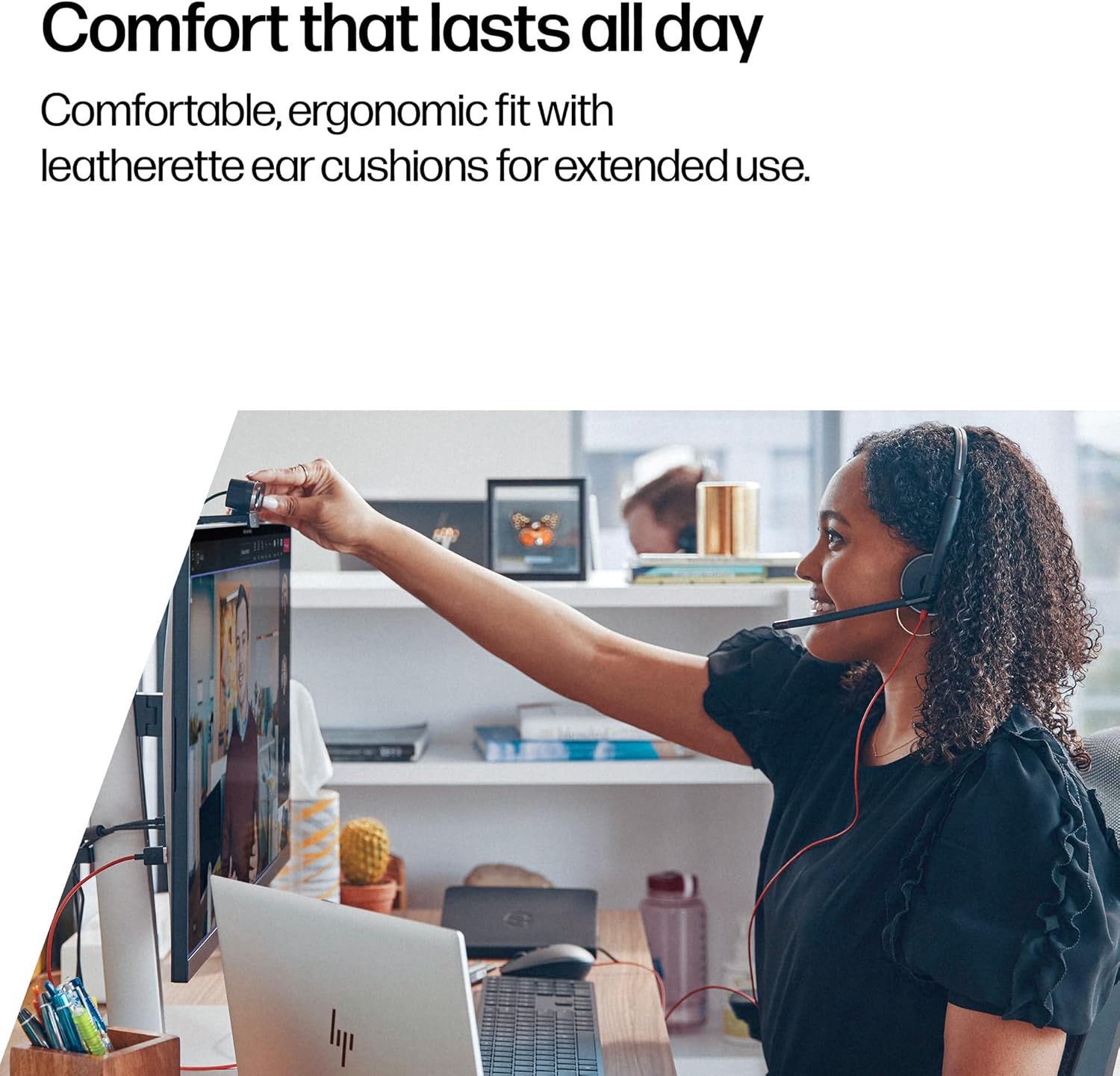 Thumbnail 3 de HP Poly Blackwire 3225 Wired Headset for PC & calls