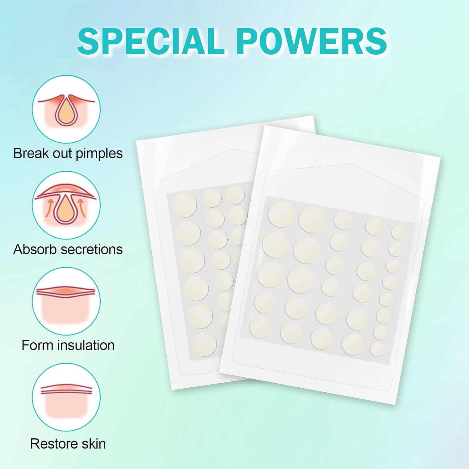 Thumbnail 4 de Pimple Patches Pickel Patch mit Teebaumöl & Salicylsäure – Anti-Pickel Pflaster (528 Stück)