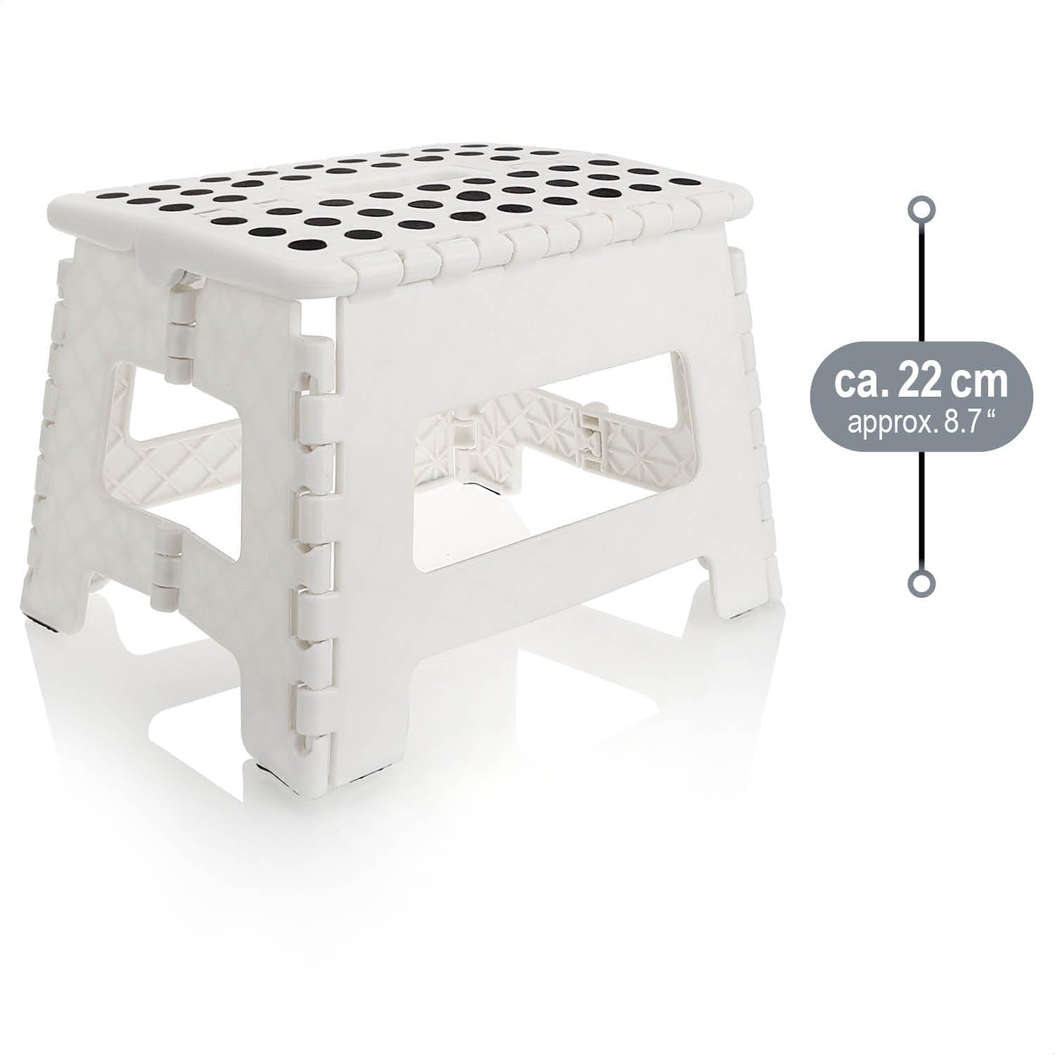 Thumbnail 5 de COM-FOUR® Escalón Plegable Antideslizante - Taburete Portátil