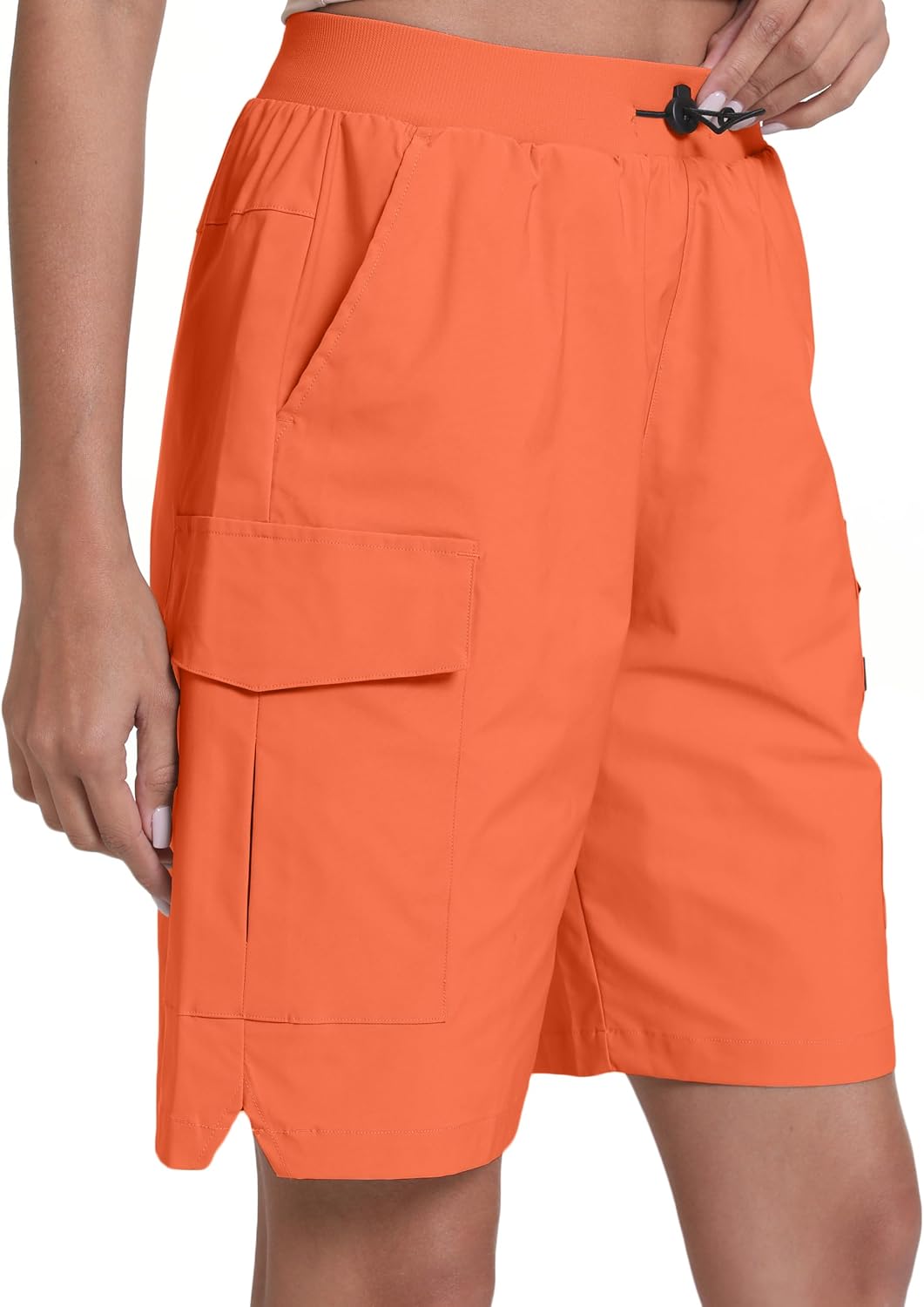 Detalle 2 de zsenoxaxi Women's Hiking Cargo Shorts, Lightweight Quick-Dry, 4 Pockets