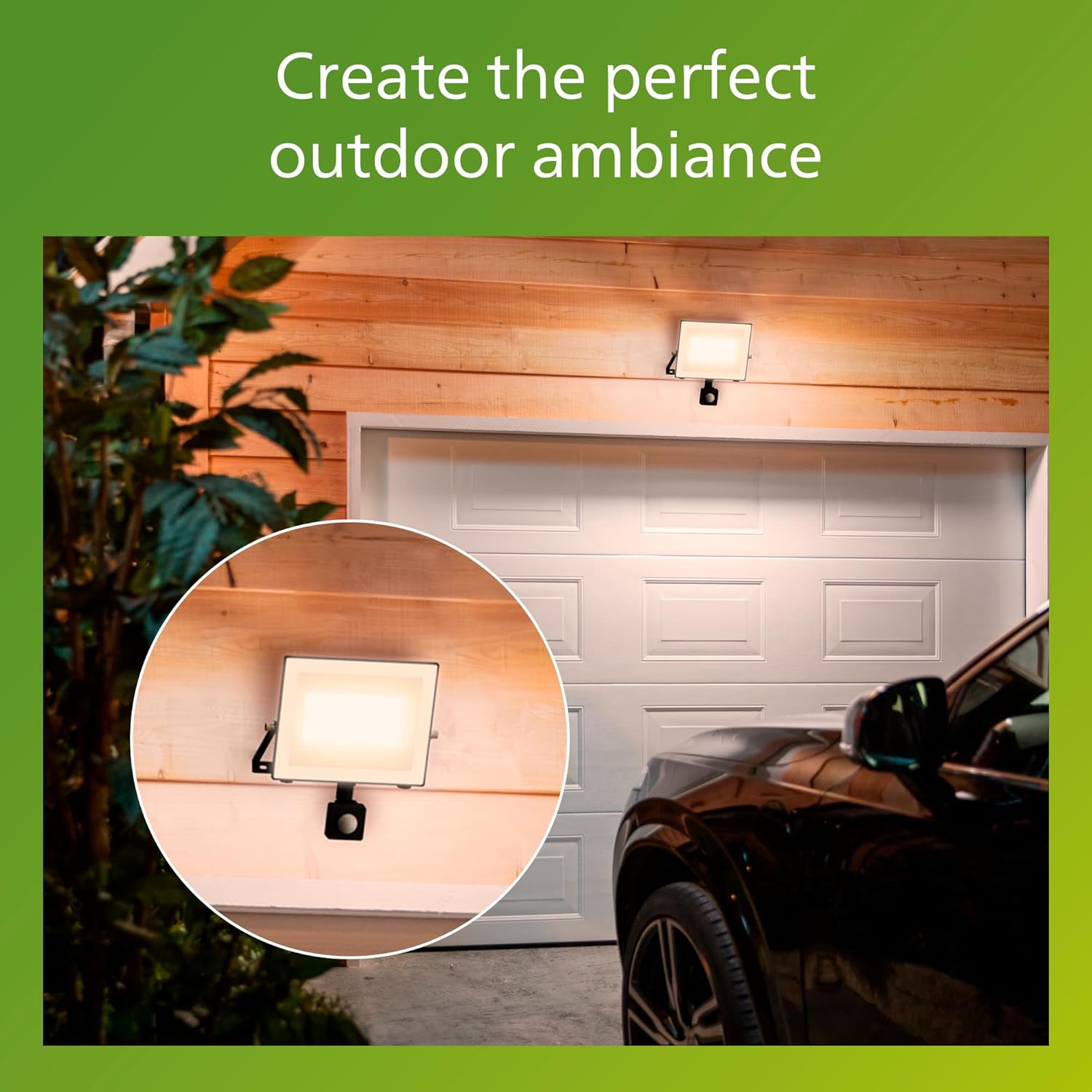 Thumbnail 5 de PHILIPS Lois UltraEfficient Outdoor Floodlight with Motion Sensor, 24 W, 3000 K