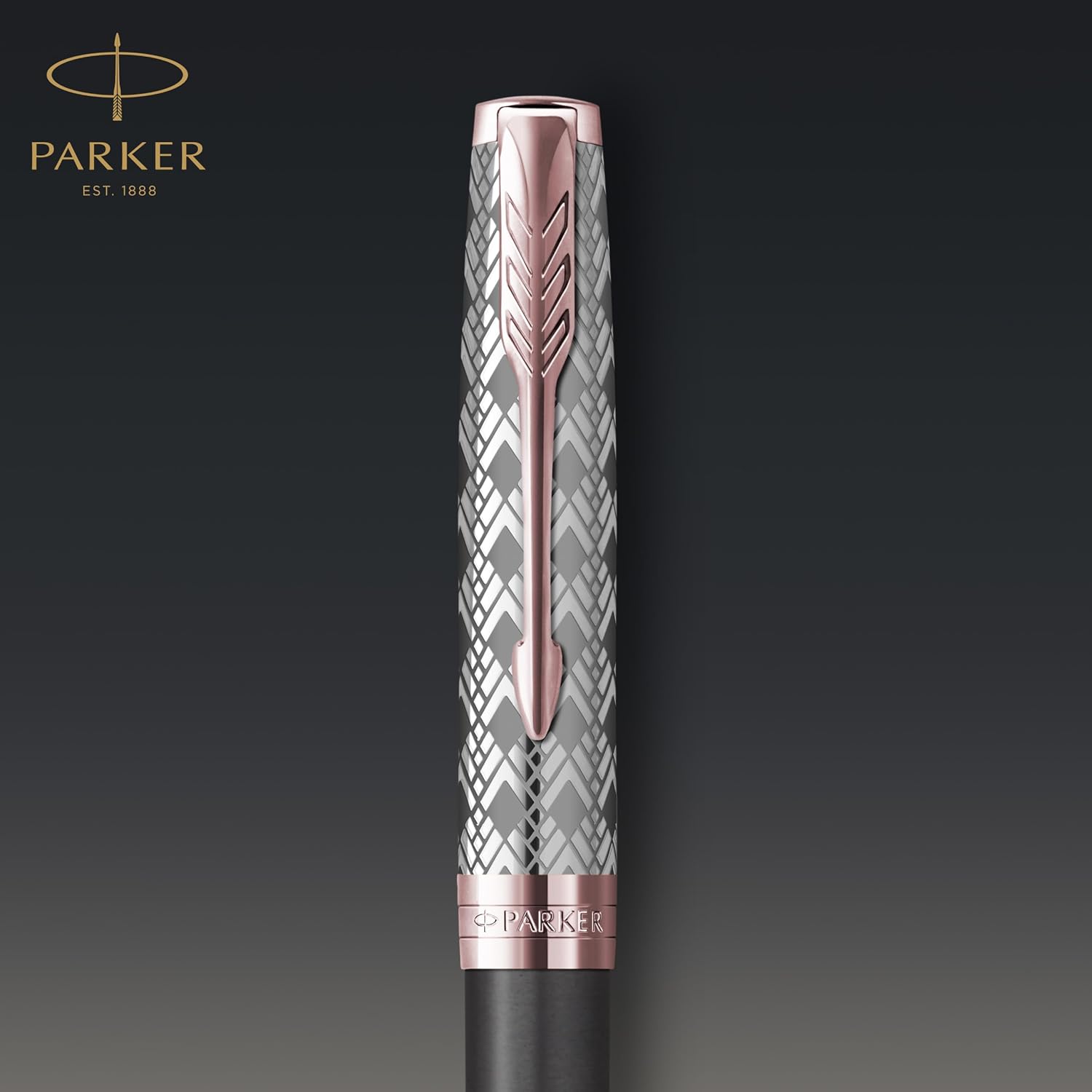 Thumbnail 4 de Parker Sonnet Penna a sfera Laccata Metal & Grey oro rosa ✒