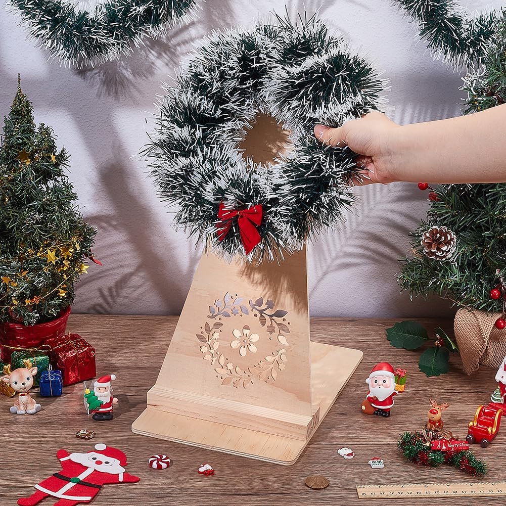 Thumbnail 2 de PH PandaHall Kranzständer aus Holz – Kranzstaffelei Halter für Weihnachtskränze und Girlanden