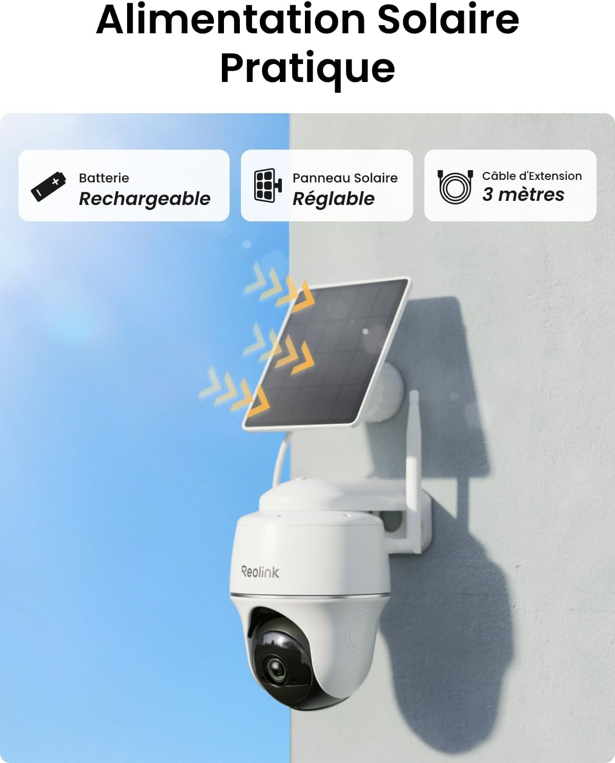 Thumbnail 4 de Reolink Kit Sécurité Solaire 360° 2K