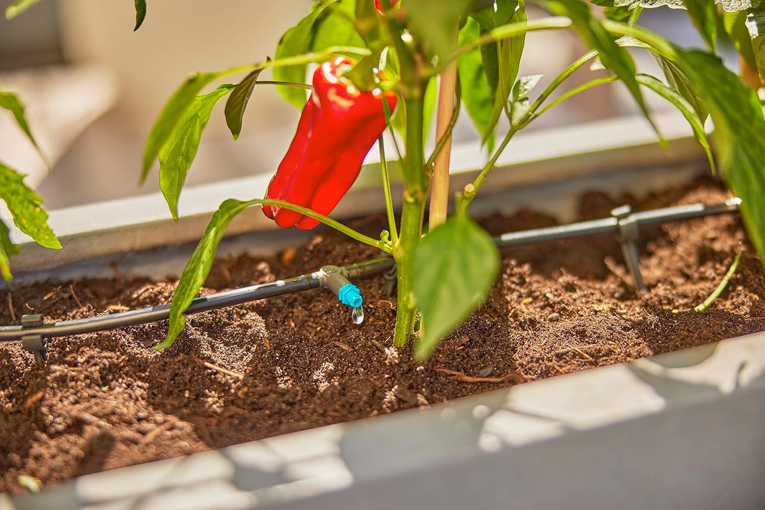 Detalle 2 de Gardena Micro-Drip-System Drip Irrigation Set Terrace (30 plants) – Starter Kit