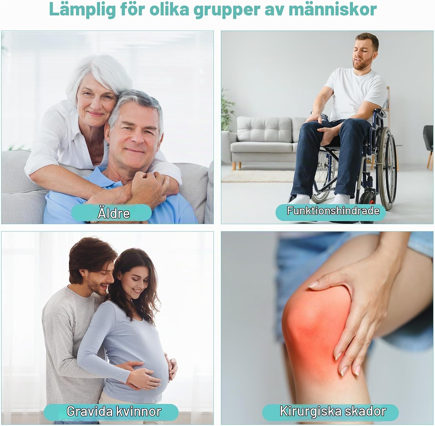 Thumbnail 5 de ACWOO strumppådragare, 2-pack med frotté och greppvänligt öglehandtag