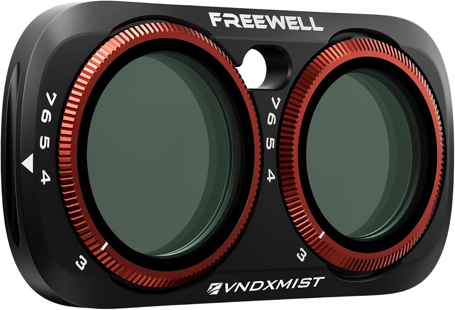 Detalle de FREEWELL VNDXMIST – filtr VND z dyfuzją mgły do Insta360 Luna Ultra, 3–7 stopni