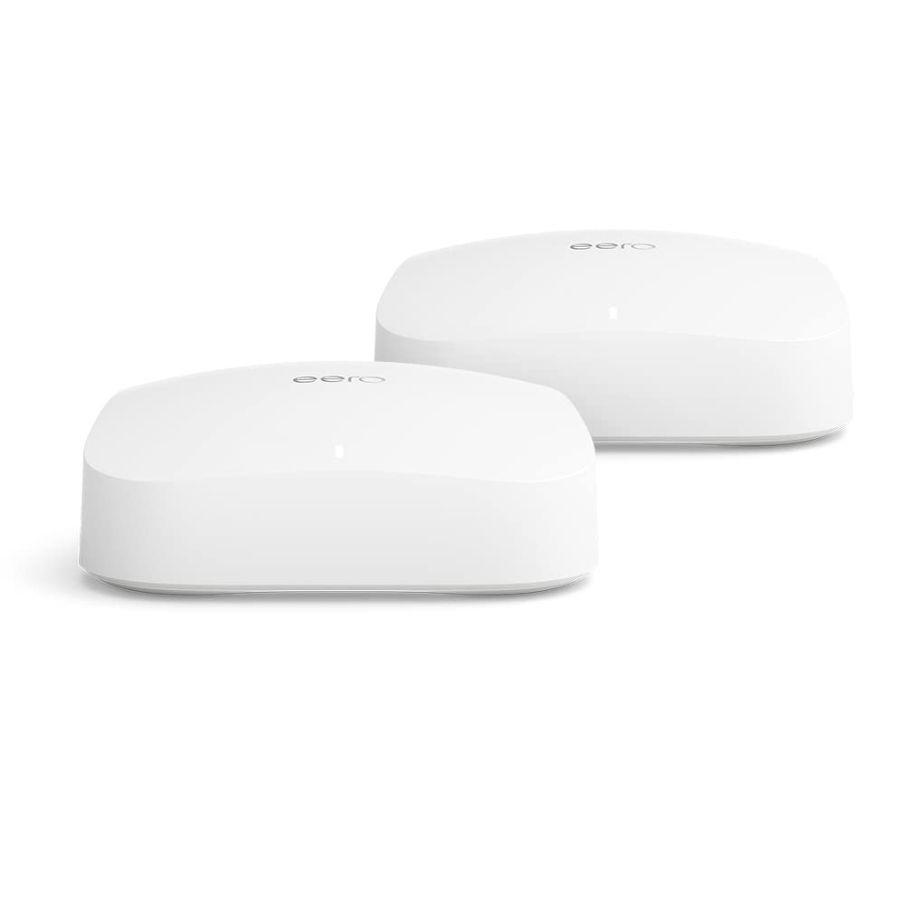 Thumbnail 1 de eero Pro 6E Mesh-WLAN-Router (Doppelpack, 2022) mit 2,5‑Gbit/s‑Ethernet und bis zu 380 m² Abdeckung