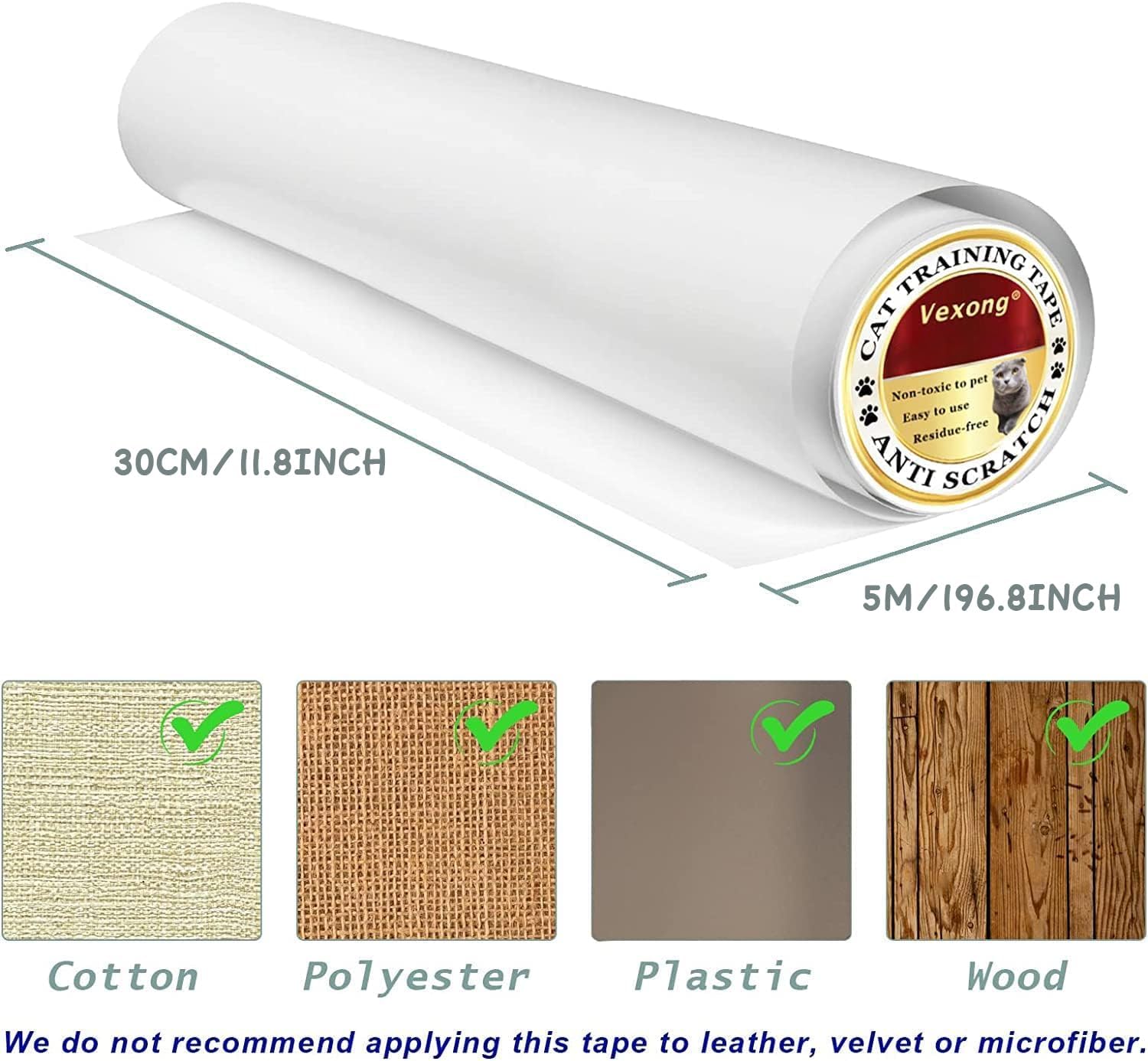 Thumbnail 6 de Kratzfolie 5 m Kratzschutz für Sofa 🐱