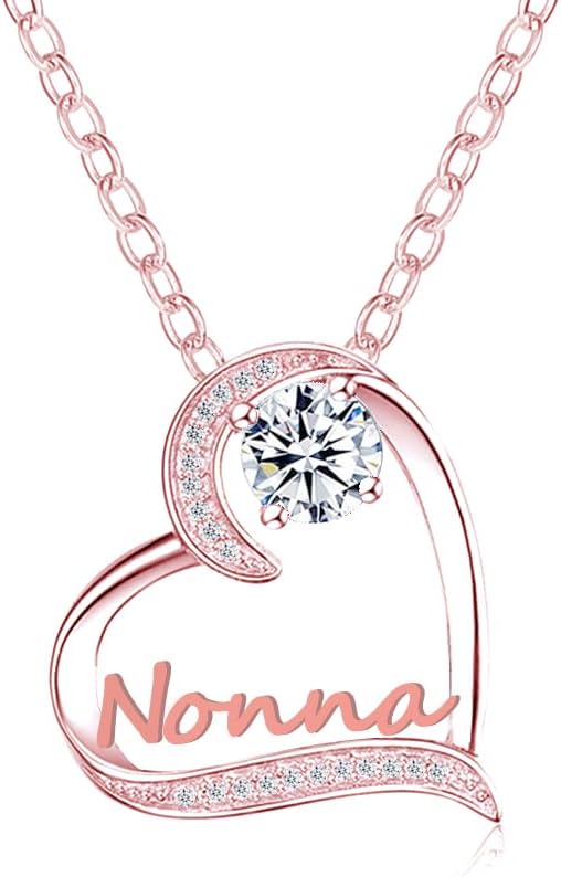 Detalle de Collana con ciondolo per Nonna GUOYU in acciaio inossidabile, regolabile