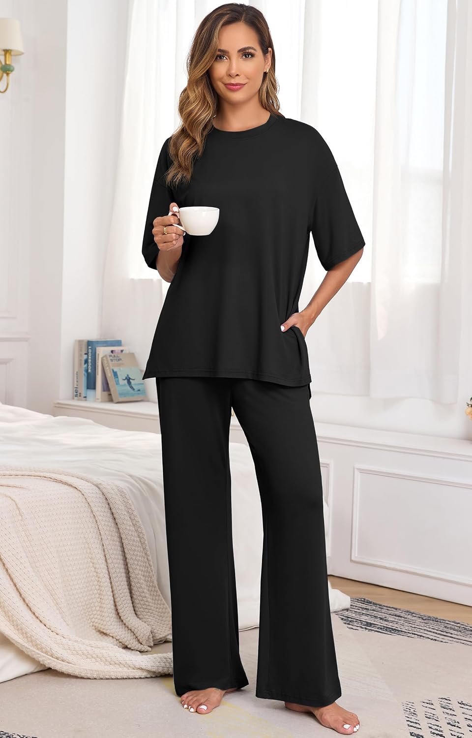 Thumbnail 4 de PrinStory Women's Pajama Set 2-Piece