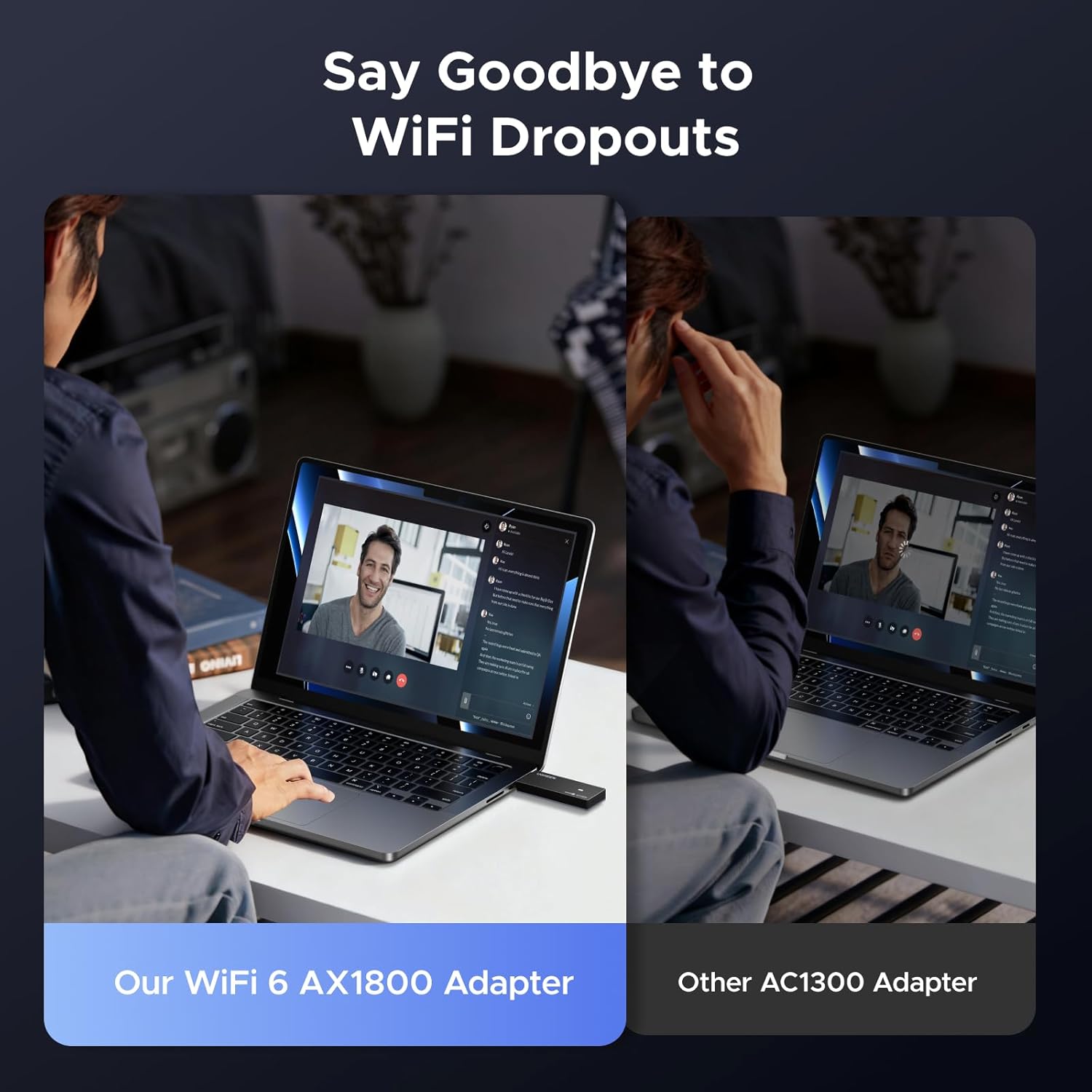 Thumbnail 4 de UGREEN AX1800 Wi‑Fi 6 USB adapter for PC 📶