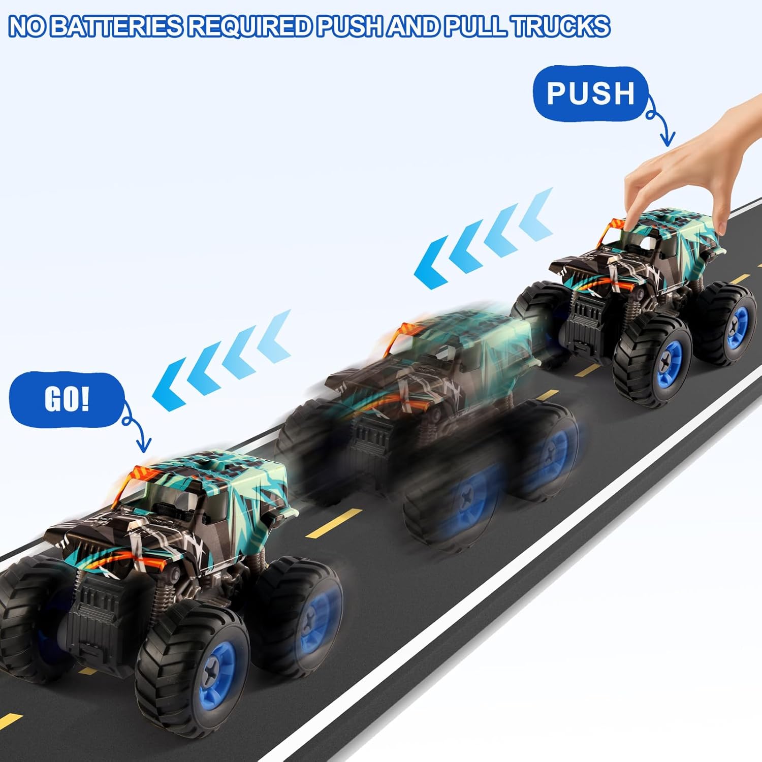 Thumbnail 3 de Trovogil Take Apart Monster Truck Toys for Kids (3–8): STEM Build-and-Play Set with Drill, Storage Box