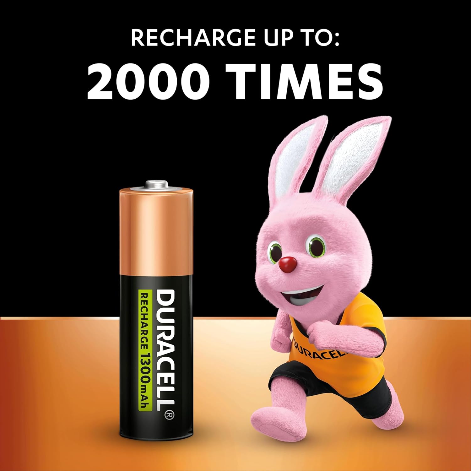 Detalle 2 de Duracell AA Rechargeable Batteries (Pack of 8, 1300mAh NiMH) – Long-Lasting Power