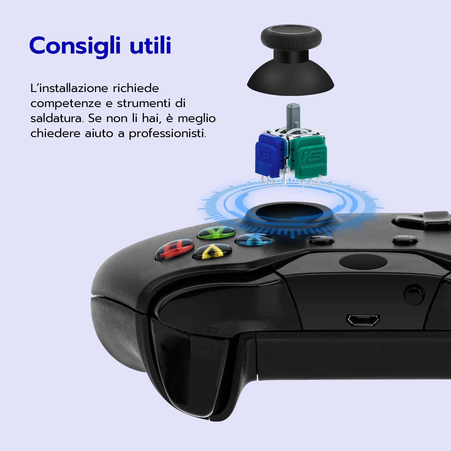 Thumbnail 6 de Mcbazel TMR Joystick analogico Xbox No Drift