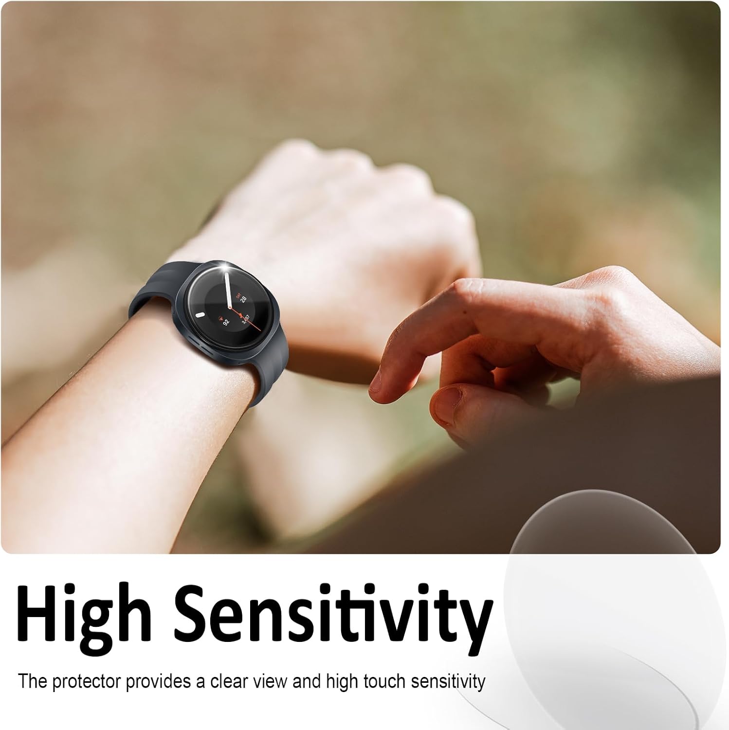 Detalle de SPGUARD Galaxy Watch8 40mm Screen Protector 4-Pack
