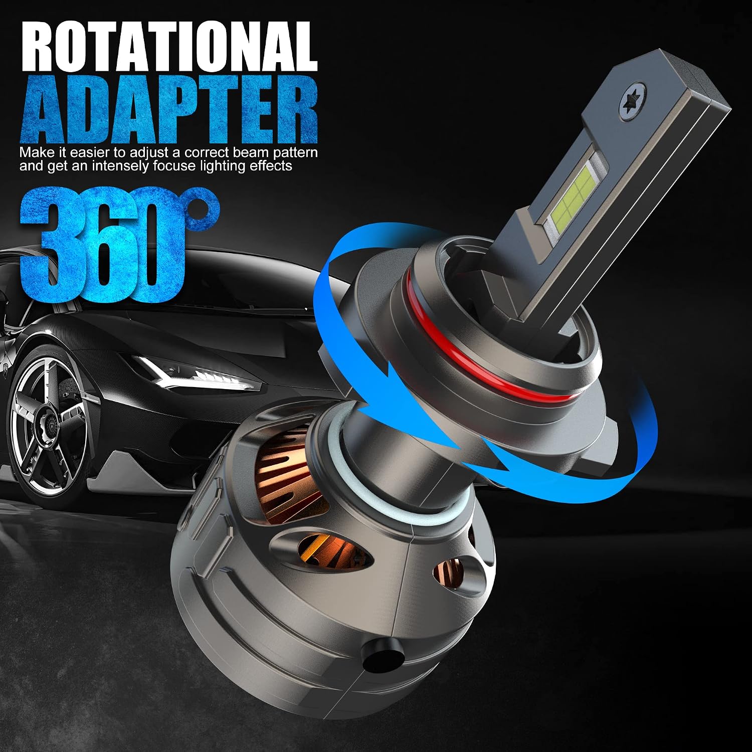Thumbnail 5 de D-Lumina 9005 HB3 160W 30000LM LED Canbus