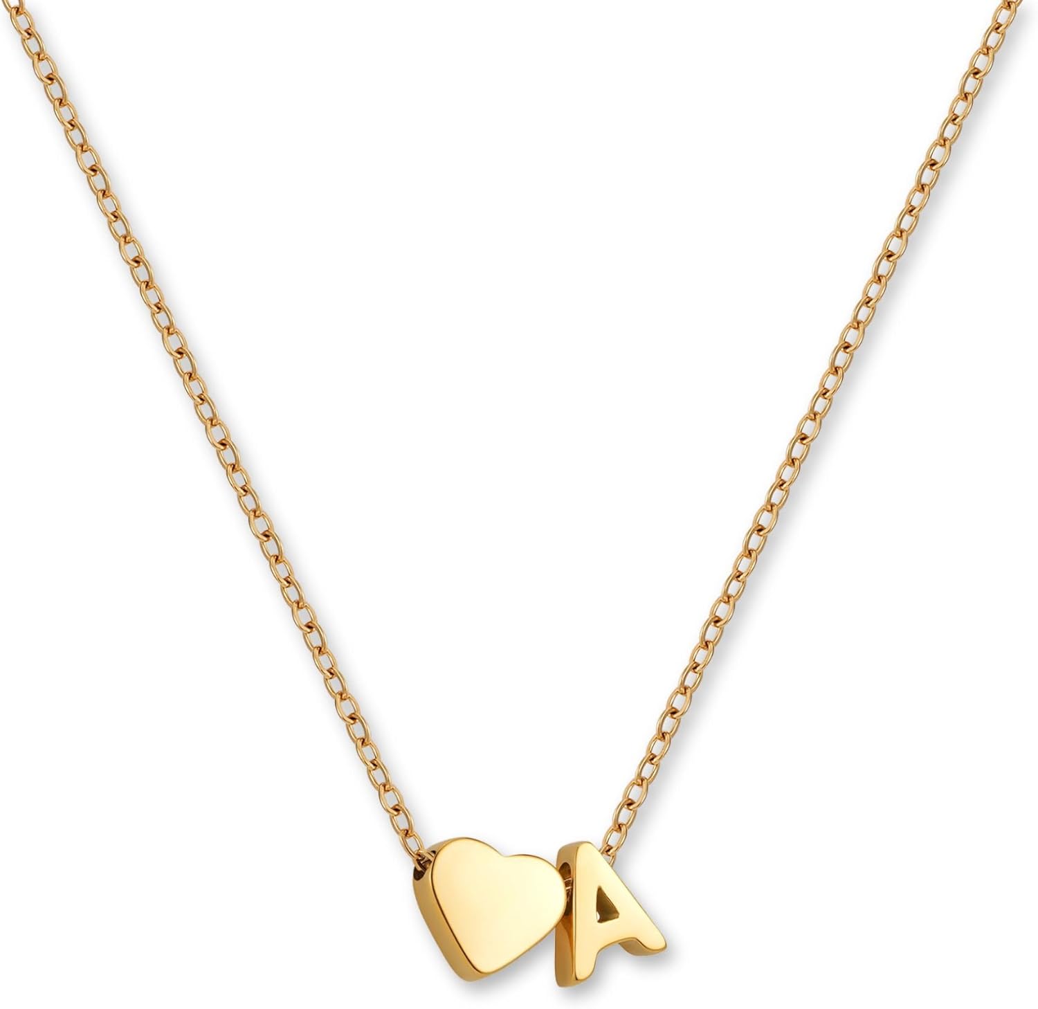 Thumbnail 6 de GD GOOD.designs Collar letra corazón 42–47 cm