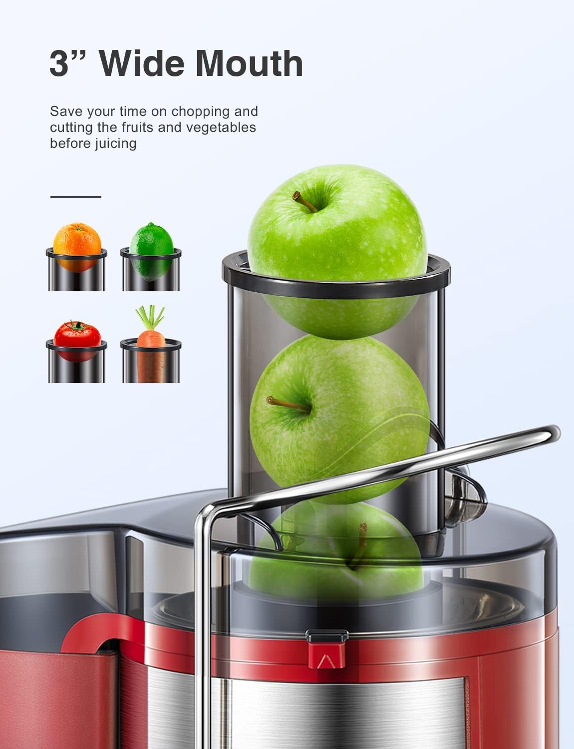 Detalle 2 de QCen Centrifugal Juicer 500W