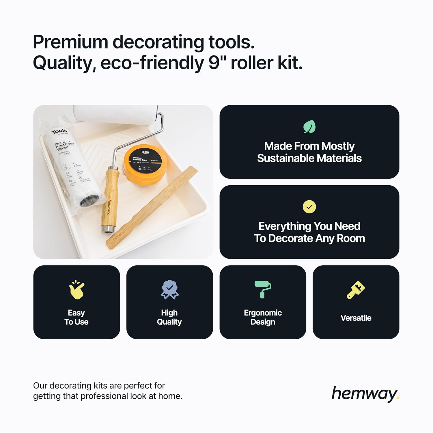 Thumbnail 5 de Hemway 9in Paint Roller Set