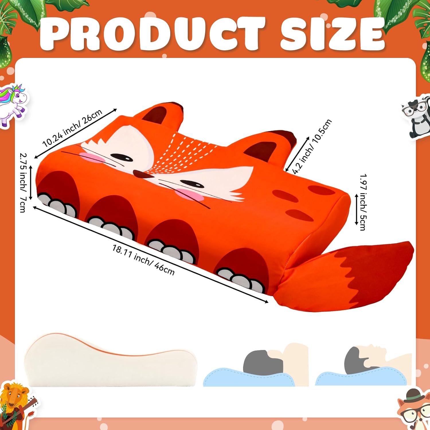 Thumbnail 1 de YAOZUP cuscino memory foam bambini 45x27