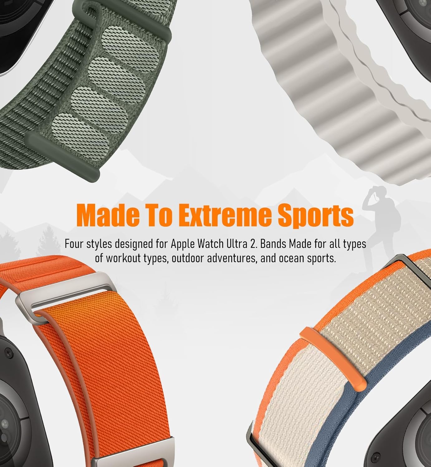 Detalle 2 de Apple Watch Ultra 8 Pack Bands