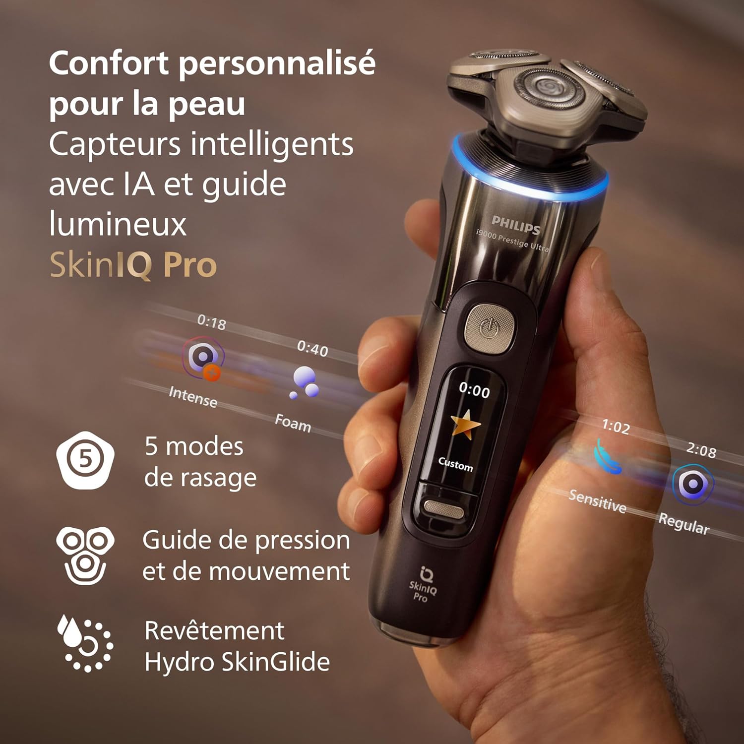 Thumbnail 6 de Philips Rasoir i9000 Prestige Ultra