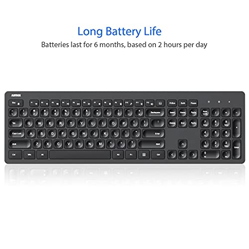 Thumbnail 4 de Arteck 2.4G Wireless Keyboard with Numeric Keypad 🎧