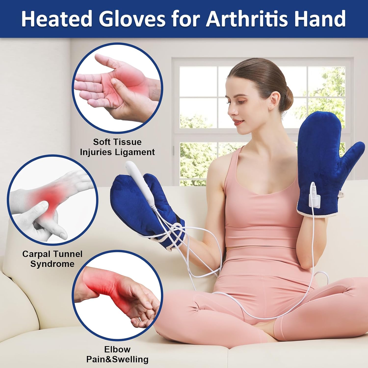 Thumbnail 2 de AOKESTE Heated Gloves 12.5 x 5.5-Inch