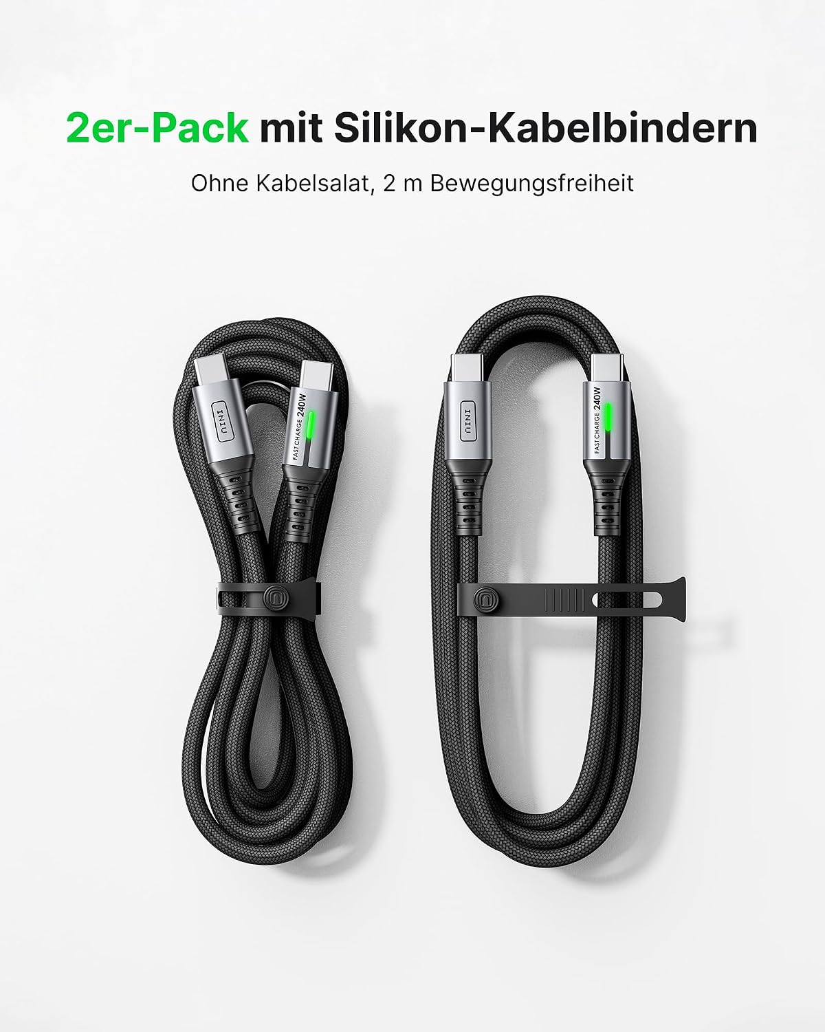 Thumbnail 5 de INIU 240W USB‑C Kabel 2 m Schnellladekabel