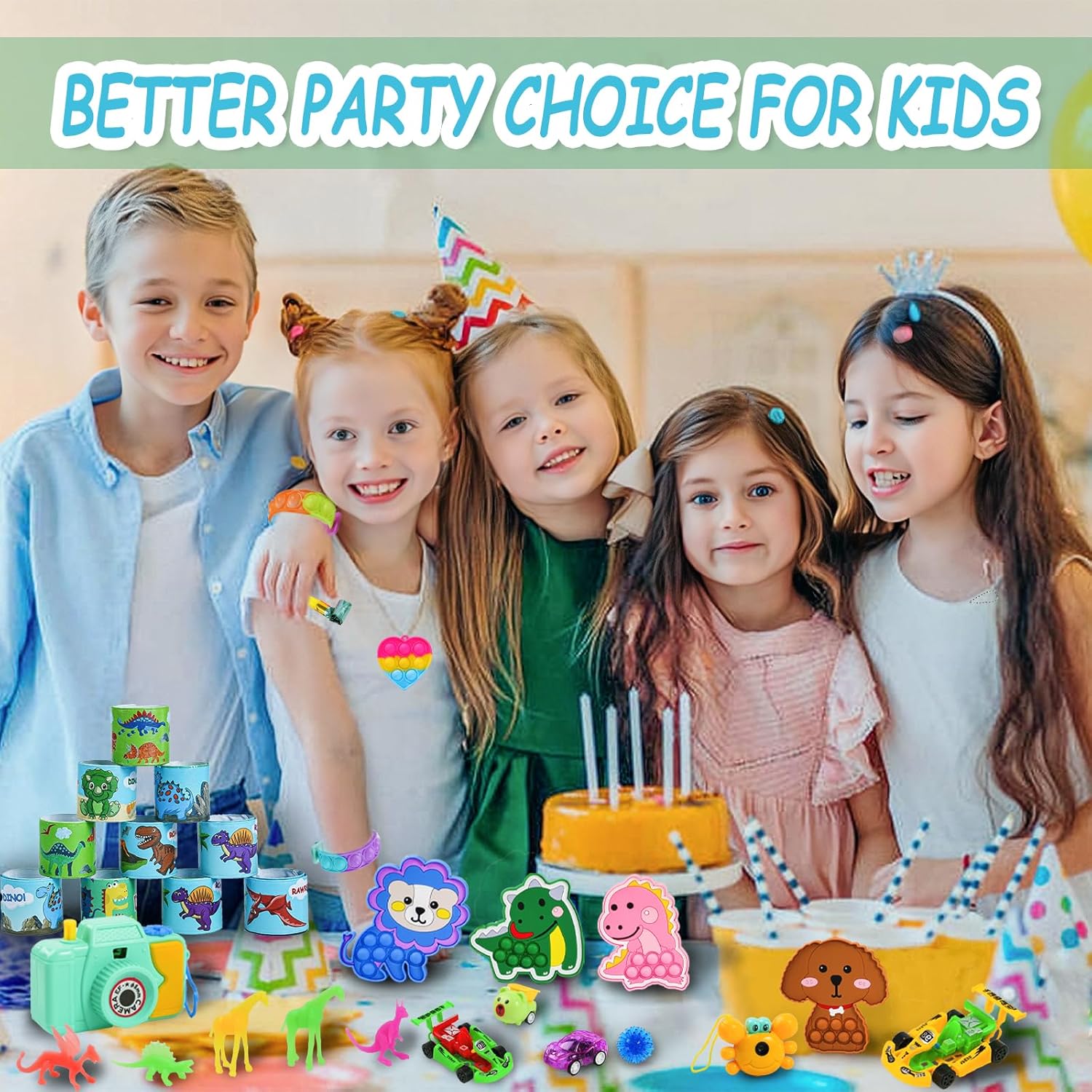 Thumbnail 6 de 1000 Pcs Party Favors for Kids: Fidget Toys Bulk Prize Box Set for Classroom, Birthday & Goodie Bags