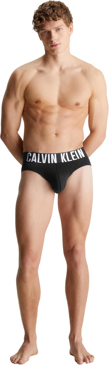 Thumbnail 5 de Calvin Klein Hip Brief 3PK, calzoncillos de cadera negros de algodón elástico