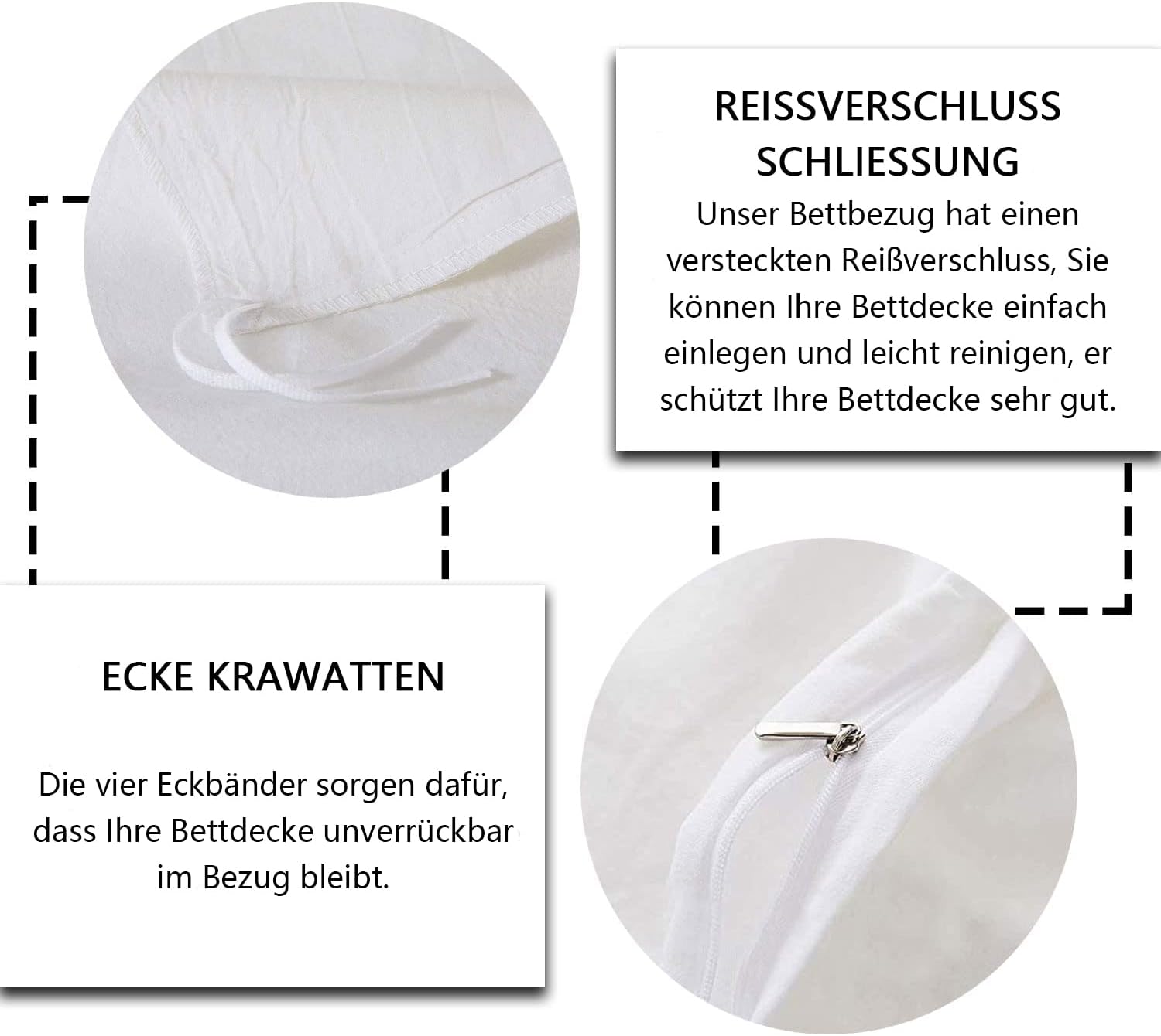 Thumbnail 4 de Capybara Lover Bettwäsche-Set (135x200) mit Kissenbezug – Lila Lavendel-Daisy Motiv